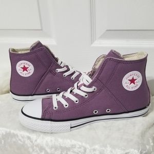 Converse Pale Lilac High Tops B2 (see images for condition)